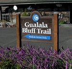 Gualala Bluff trail sign