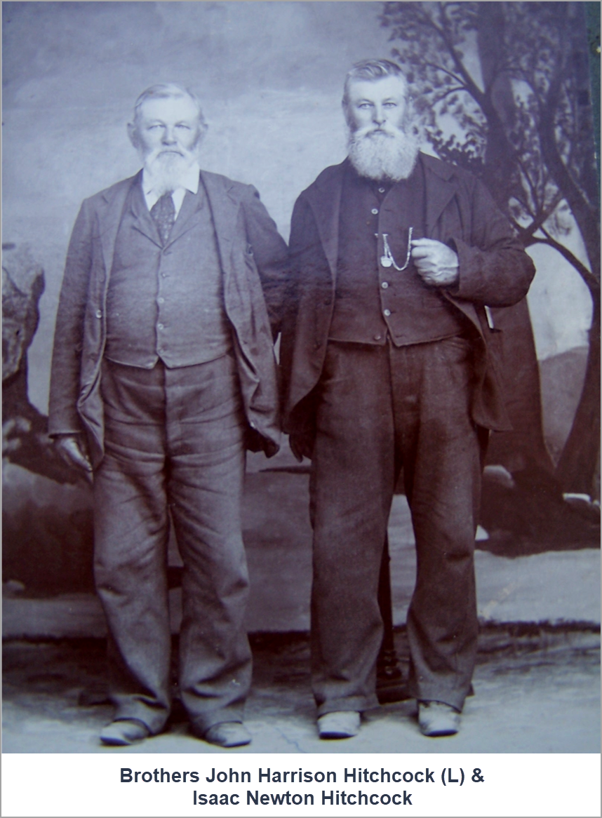Brothers John Harrison Hitchcock and Isaac Newton Hitchcock